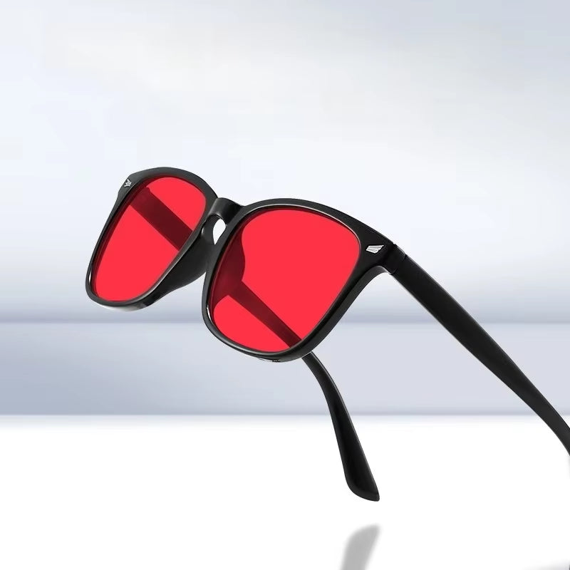 Anti Blue Light Glasses with Red Tinted Lenses Better Sleep Red Lens Filter Glasses Men Women Orange Yellow Lenses Glasses
